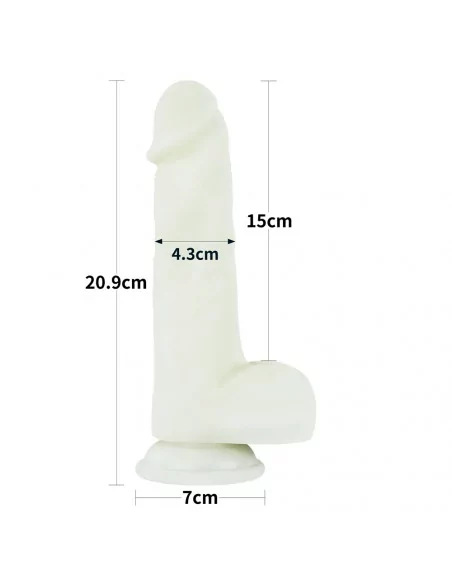 8.0'' Lumino Play Silicone Dildó Dongok - Dildók Lovetoy
