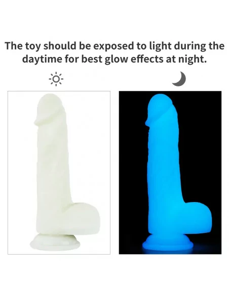 8.0'' Lumino Play Silicone Dildó Dongok - Dildók Lovetoy