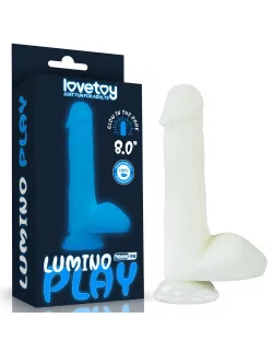 8.0'' Lumino Play Silicone Dildó Dongok - Dildók Lovetoy
