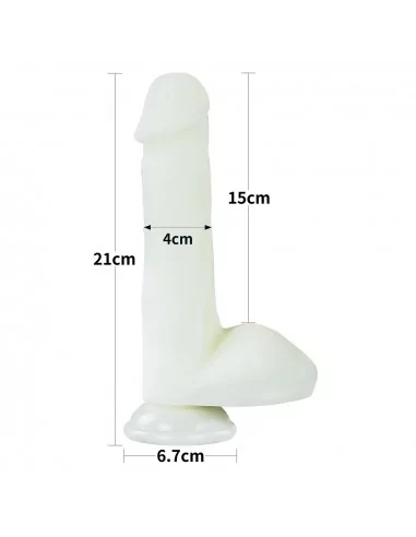 8.0'' Lumino Play Silicone Dildó Dongok - Dildók Lovetoy