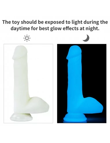 8.0'' Lumino Play Silicone Dildó Dongok - Dildók Lovetoy
