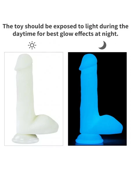 8.0'' Lumino Play Silicone Dildó Dongok - Dildók Lovetoy