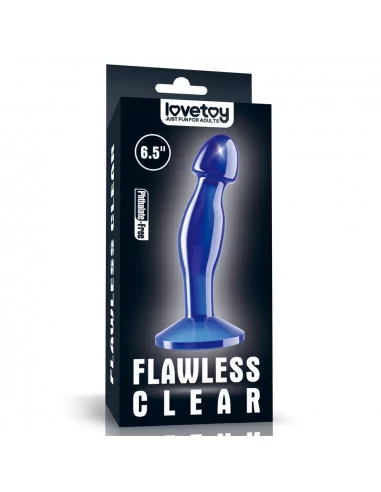 Flawless Clear 6.5'' Blue Prosztata Masszírozó Prosztata masszírozók Lovetoy