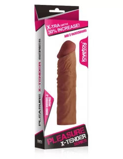 Pleasure X-Tender Brown 3 Péniszköpeny Péniszköpenyek - Hosszabítók Lovetoy