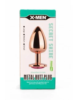 X-MEN Secret Shade Metal Rose M Fenékdugó Fenékdugók X-Men