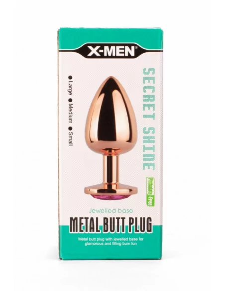 X-MEN Secret Shade Metal Rose S Fenékdugó Fenékdugók X-Men