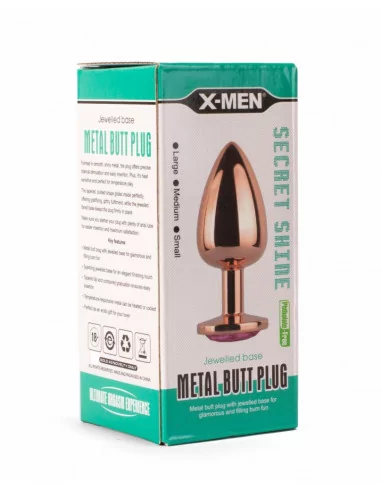 X-MEN Secret Shade Metal Rose S Fenékdugó Fenékdugók X-Men