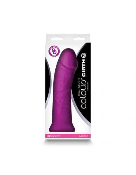 Colours - Dual Density - 7" Girth Dildó - Purple Dongok - Dildók NS Toys Colours - Dual Density - 7" Girth Dildó - Purple Dongok - Dildók NS Toys