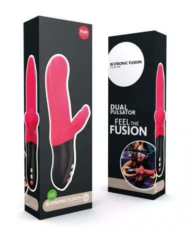 Bi Stronic Fusion India Red Vibrátor Nonfiguratív vibrátorok Fun Factory