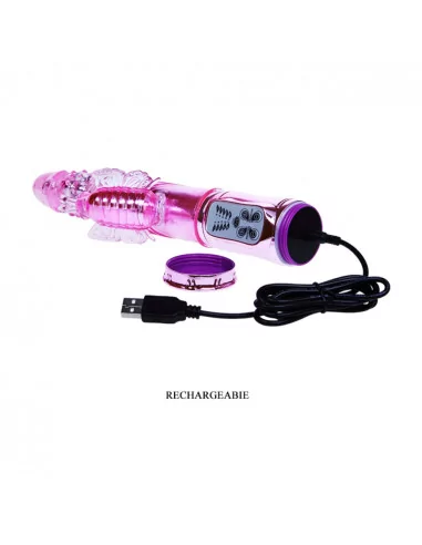 Throbbing Butterfly Vibrátor Pink Nonfiguratív vibrátorok Debra