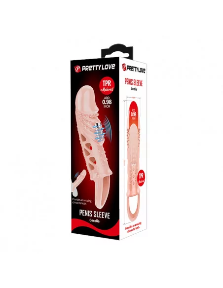Pretty Love Cecilia Flesh Péniszköpeny Péniszköpenyek - Hosszabítók Pretty Love