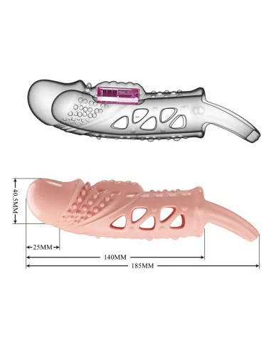 Pretty Love Cecilia Flesh Péniszköpeny Péniszköpenyek - Hosszabítók Pretty Love