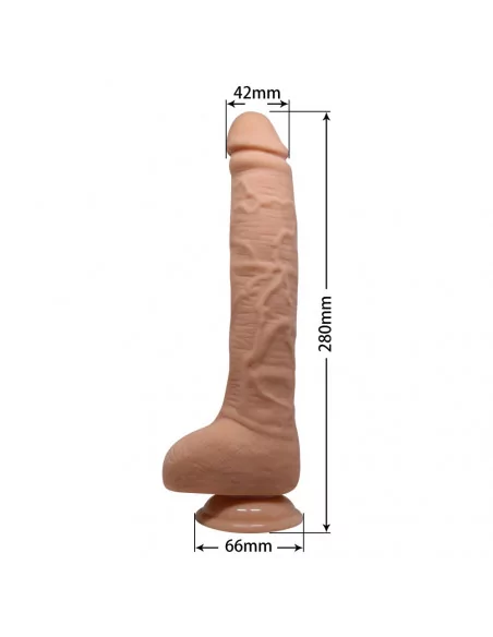 Beautiful Dick 11" Vibrating Dildó Realisztikus vibrátorok Debra