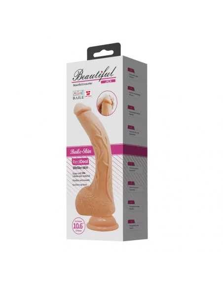 Beautiful Jack 10,6 " Vibrating Dildó Realisztikus vibrátorok Debra