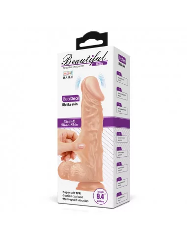 Beautiful Buraq 9,4 " Vibrating Dildo Realisztikus vibrátorok Debra