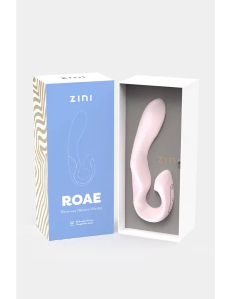 Zini Roae SE Three-way Pleasure Vibrátor Pink Nonfiguratív vibrátorok Zini