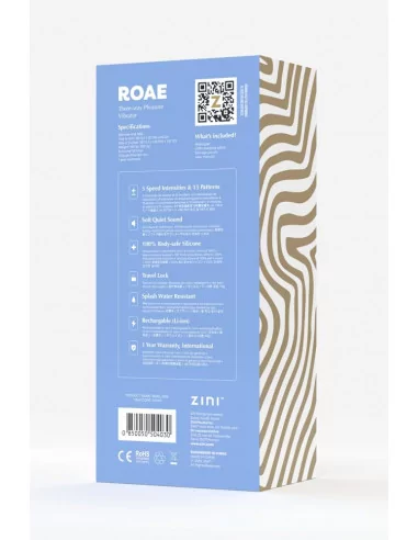 Zini Roae SE Three-way Pleasure Vibrátor Pink Nonfiguratív vibrátorok Zini