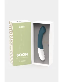 Zini Soon Dual Pleasure G Spot Vibrátor Blue Nonfiguratív vibrátorok Zini
