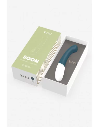 Zini Soon Dual Pleasure G Spot Vibrátor Blue Nonfiguratív vibrátorok Zini