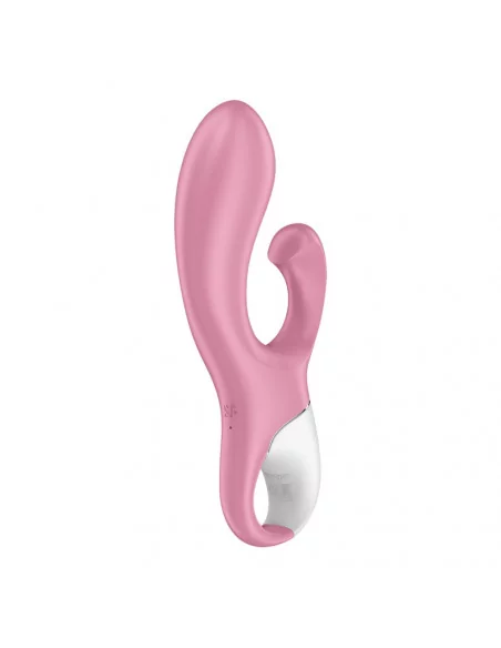 Air Pump Bunny 2 Light Red Vibrátor Nonfiguratív vibrátorok Satisfyer