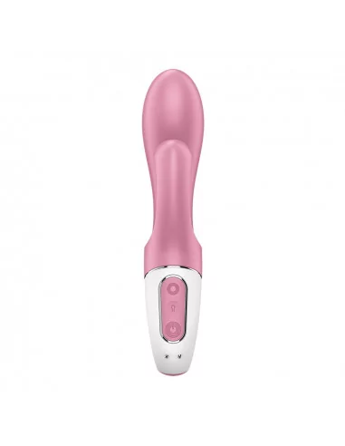 Air Pump Bunny 2 Light Red Vibrátor Nonfiguratív vibrátorok Satisfyer