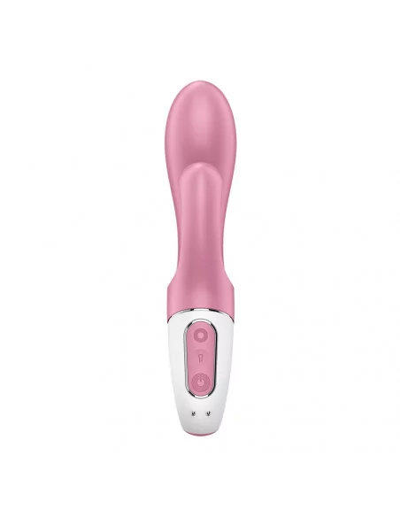 Air Pump Bunny 2 Light Red Vibrátor Nonfiguratív vibrátorok Satisfyer