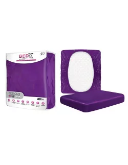 BED X - MATTRESS PROTECTOR - KING SIZE PURPLE PVC ágyneműk Nmc