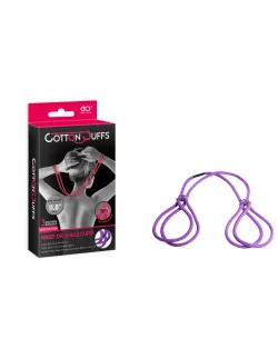 COTTON CUFFS PURPLE Kötöző Bilincsek - Kötözők Nmc