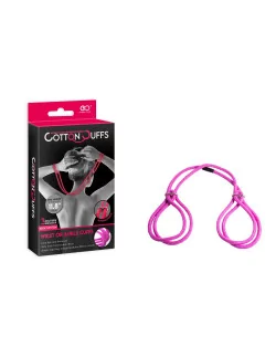 COTTON CUFFS PINK Kötöző Bilincsek - Kötözők Nmc