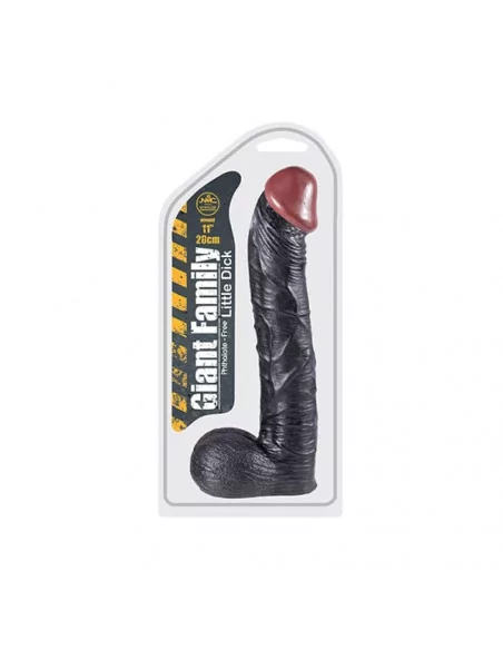 GIANT FAMILY - LITTLE DICK 11" BLACK Dildó Dongok - Dildók Nmc