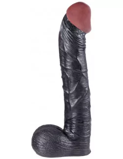 GIANT FAMILY - LITTLE DICK 11" BLACK Dildó Dongok - Dildók Nmc 2