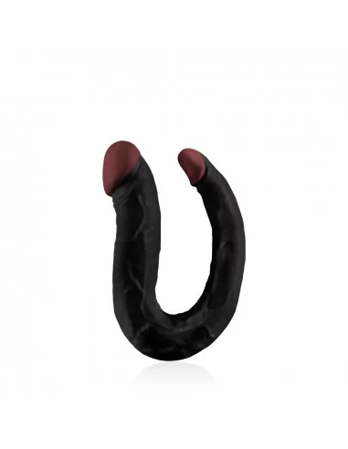 HOODLUM 16" U-SHAPED DONG BLACK Dildó Dongok - Dildók Nmc