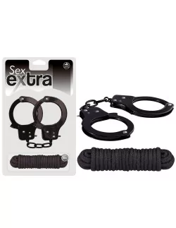 SEX EXTRA - METAL Bilincs és Kötél Bilincsek - Kötözők Nmc