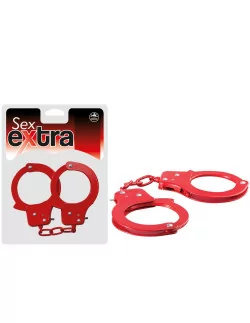 SEX EXTRA - Vörös Fém Bilincs Bilincsek - Kötözők Nmc