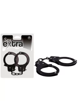 SEX EXTRA - Fekete Fém Bilincs Bilincsek - Kötözők Nmc