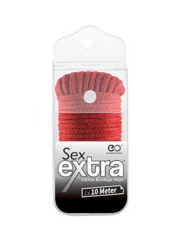 SEX EXTRA - SILKY Piros Kötöző Bilincsek - Kötözők Nmc