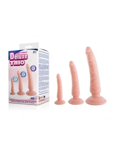 DELUXE TRIO PVC Dildó Készlet Szettek (segédeszközök) Nmc