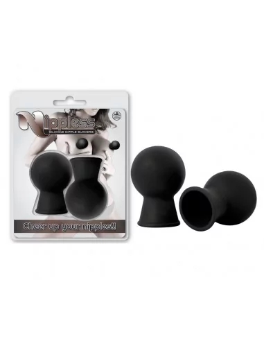 NIPPLESS SILICONE SET OF 2PCS BLACK Mellszívó Pumpák Nmc