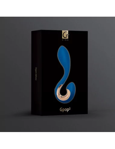 Gpop2 - Indigo Blue Vibrátor Nonfiguratív vibrátorok G-Vibe