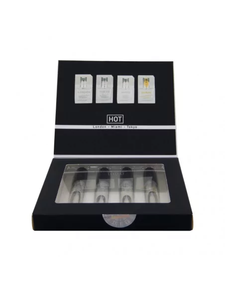 HOT Pheromone Perfume Box LMTD men - 4x5ml Parfümök Hot