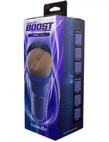 Fleshlight Boost Blast Medium Dark Maszturbátor Férfi maszturbátorok Fleshlight
