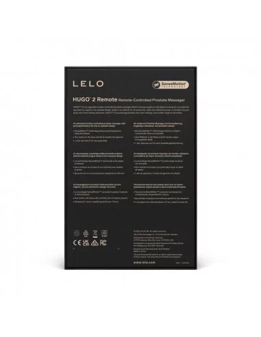 HUGO 2 Remote Black Prosztata Masszírozó Prosztata masszírozók Lelo