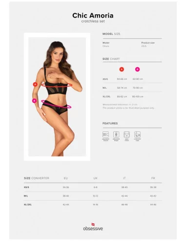 Chic Amoria 2 Részes Szett M/L Együttesek Obsessive