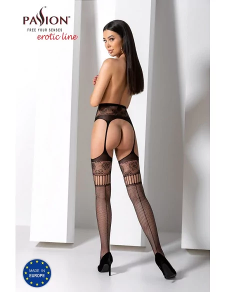 Harisnya S030 Black Harisnyák - Harisnyatartók Passion