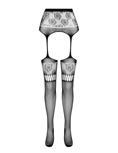 Harisnya S030 Black Harisnyák - Harisnyatartók Passion