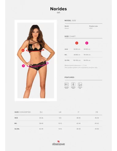Norides 2 Részes Szett XS/S Együttesek Obsessive