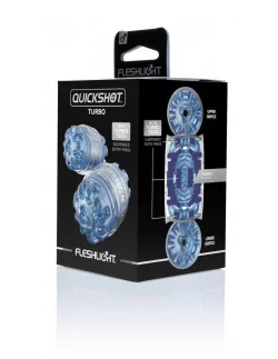 Quickshot Turbo Blue Ice Maszturbátor Férfi maszturbátorok Fleshlight