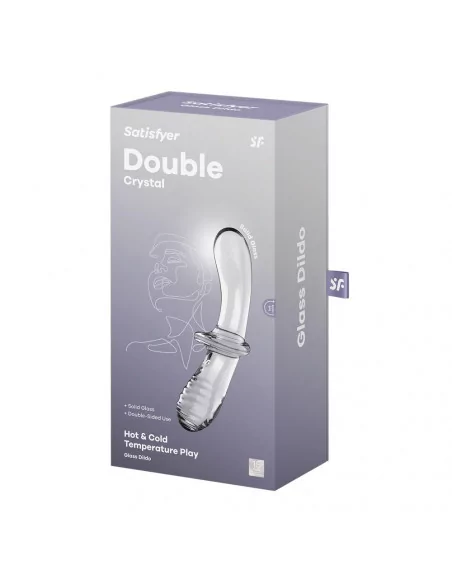 Double Crystal Transparent Dildó Dongok - Dildók Satisfyer Double Crystal Transparent Dildó Dongok - Dildók Satisfyer