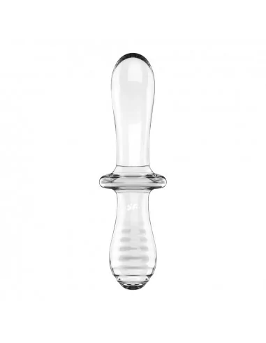 Double Crystal Transparent Dildó Dongok - Dildók Satisfyer