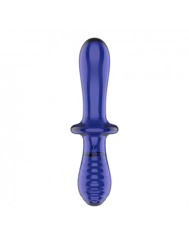 Double Crystal Light Blue Dildó Dongok - Dildók Satisfyer